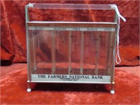Belvidere Illinois National bank coin bank.