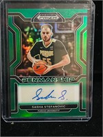 2022 Panini Prizm Draft Pick Sasha Stefanovic Auto