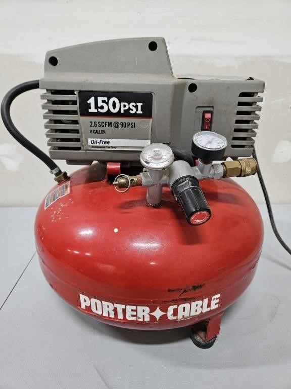 Porter Cable 6 gallon Pancake Air Compressor