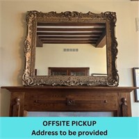 Ornate Gilded Mirror, 4ft 9in x 5ft 10in
