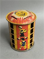 Vintage Tin Lithographed Child's Coin Bank