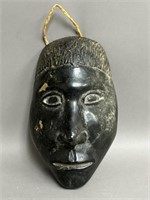 Soapstone Carved Face, Signed