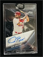 2023 Topps Chrome Black ALEC BURLESON ROOKIE AUTO