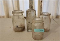 VINTAGE CANNING JARS ANTIQUE GREAT CONDITION