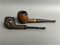 Duo of Vintage Pipes
