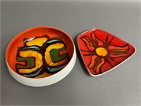 Pair of Poole Pottery Bowls