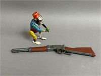 Toy Gun with Press Steel German Monkey Toy