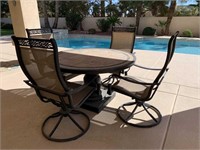 OUTDOOR PATIO TABLE AND CHAIRS SET