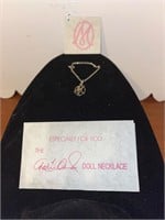 Marie Osmond “M” Doll Necklace