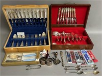 Large Collection of Silver Plate Cutlery