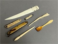 Collection of Carved Bone Items