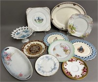 Collection of China Serving Platters and Plates