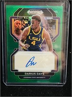 2022-23 Prizm Draft Darius Days Green Prizm Rookie