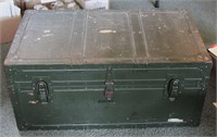 Army Green Trunk 30"W 17"D 14"T