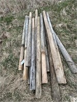 15 PRESSURE TREATED FENCE POSTS 61/2 'X 42 " WIDE