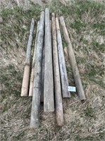 15 PRESSURE TREATED FENCE POSTS 61/2 ' X 42 " WIDE