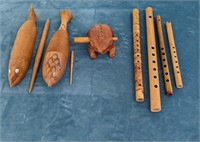 Various Wooden Hand Instruments #1