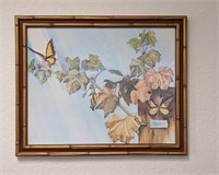 Framed Monarch Butterfly J. Eareckson Print