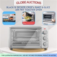 LOOKS NEW B & D AIR FRY TOASTER OVEN (MSP:$147)