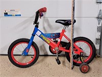 SPIDERMAN RAND USA Bike w Training Wheels