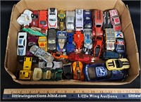 Box of Toy Cars-HOTWHEELS