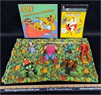 Vintage Toys Lot-ALF/GHOSTBUSTERS/TMNT+