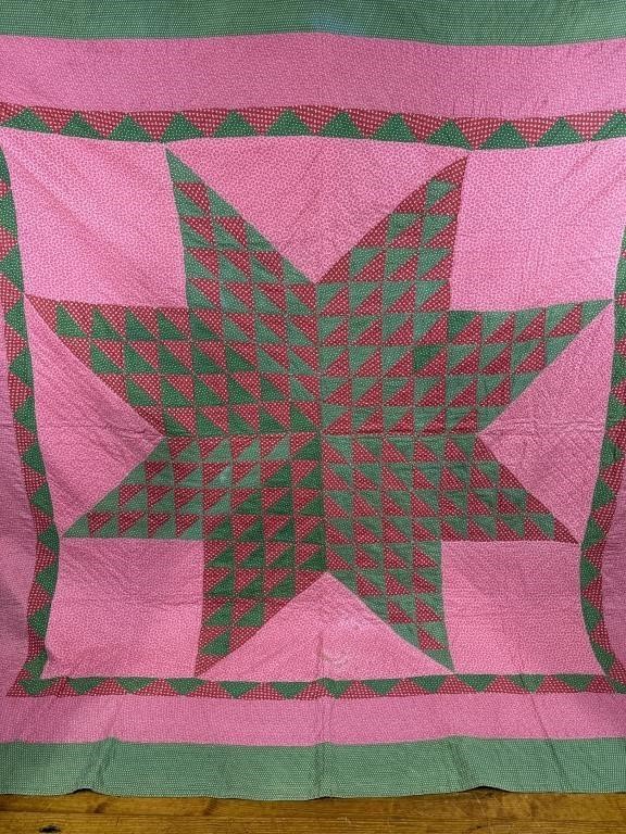 Signed Bethlehem Star Quilt