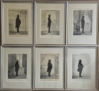 Six Printed Silhouettes