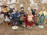 Six Duncan Royal Figurines