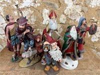 Six Duncan Royal Figurines