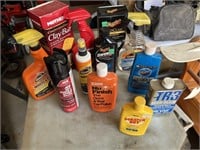 AUTOMOTIVE CHEMICALS FROM THE GARAGE
