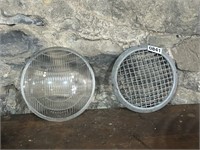 AUTO HEADLIGHT LENS AND CAGE