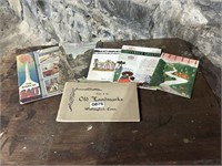 COLLECTION OF VTG. EPHERMA MAPS, BOOKS, ETC.