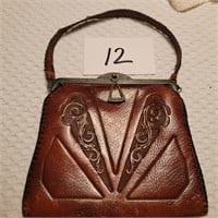 Small Older Leather Handbag