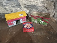 VTG. TIN TOYS AND CARD GAME
