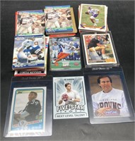 (Z) Football rookie collector cards w/Bo Jackson