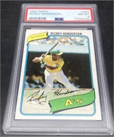 (Z) Rickey Henderson 1980 Topps rookie collector