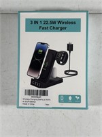 3/1 WIRELESS FAST CHARGER - 22.5w