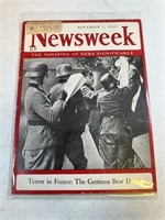 NOVEMBER 3, 1941 - NEWSWEEK MAGAZINE