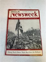OCTOBER 21, 1940 - NEWSWEEK MAGAZINE