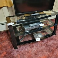 3-Tiered Glass Entertainment Stand