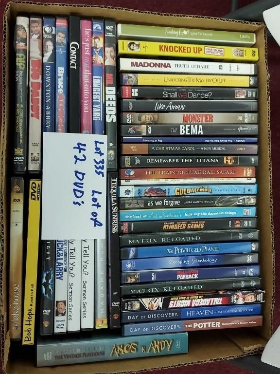 Lot of 42 DVD movies