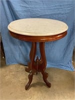 Marble top lamp table, matches 509