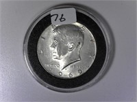 1969-D 40% Silver Kennedy Half Dollar