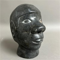 Exceptional Soapstone Head Carving