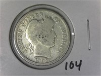 1905 Barber Dime