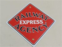 Railway Express Metal Sign