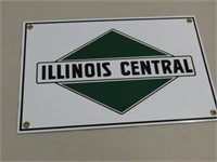 Illinois Central Porcelain Sign