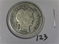 1916 Barber Dime