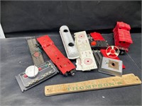 Vintage train parts